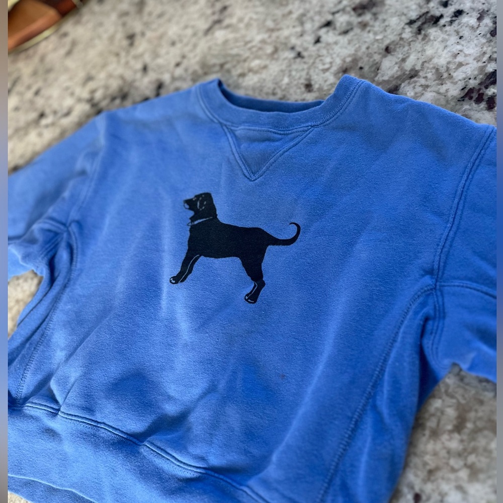 The Black Dog Kids Crewneck Sweatshirt Size Small. Thick material. Read descr